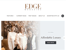 Tablet Screenshot of edgemagazine.com